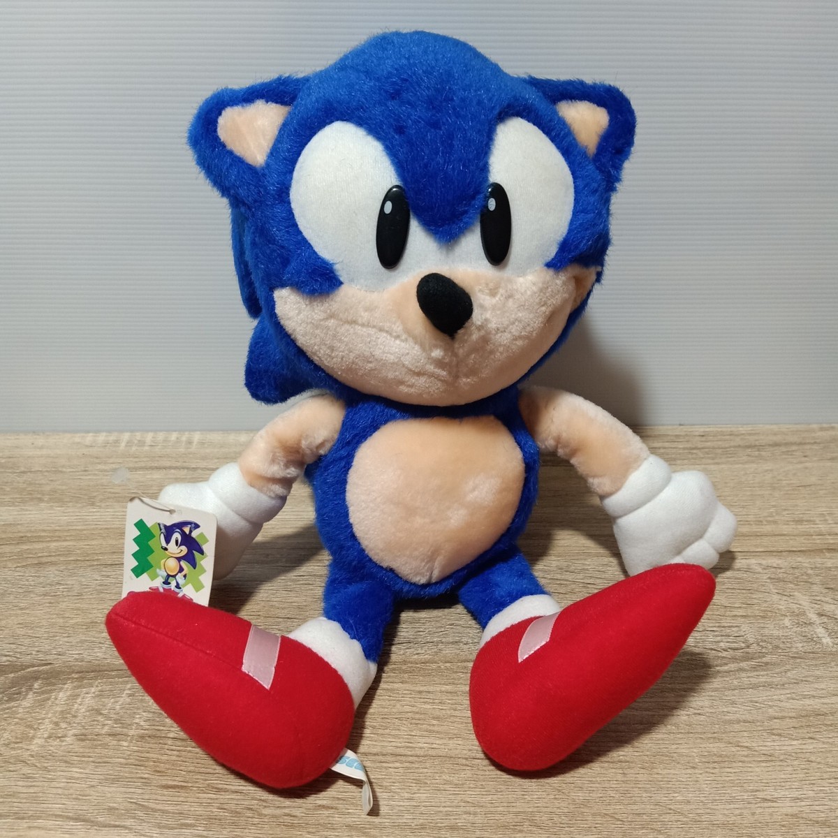 Sonic the Hedgehog SEGA 1991 UK Release Vintage BIG Plush Toy Doll