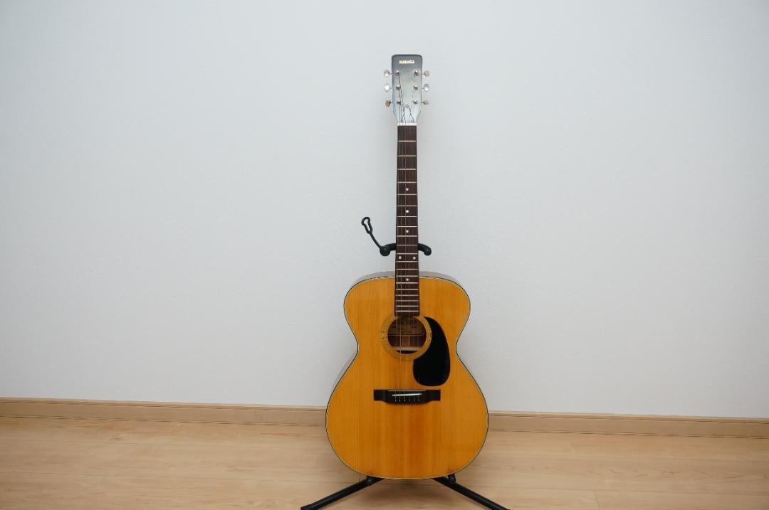 Acoustic Guitar Kasuga F-15 Natural Made in 1972 Japan | eBay