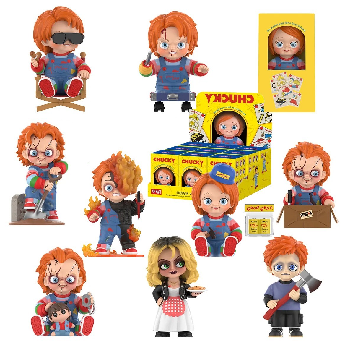 POP MART x Chucky Franchise Halloween Series Figures Blind Box