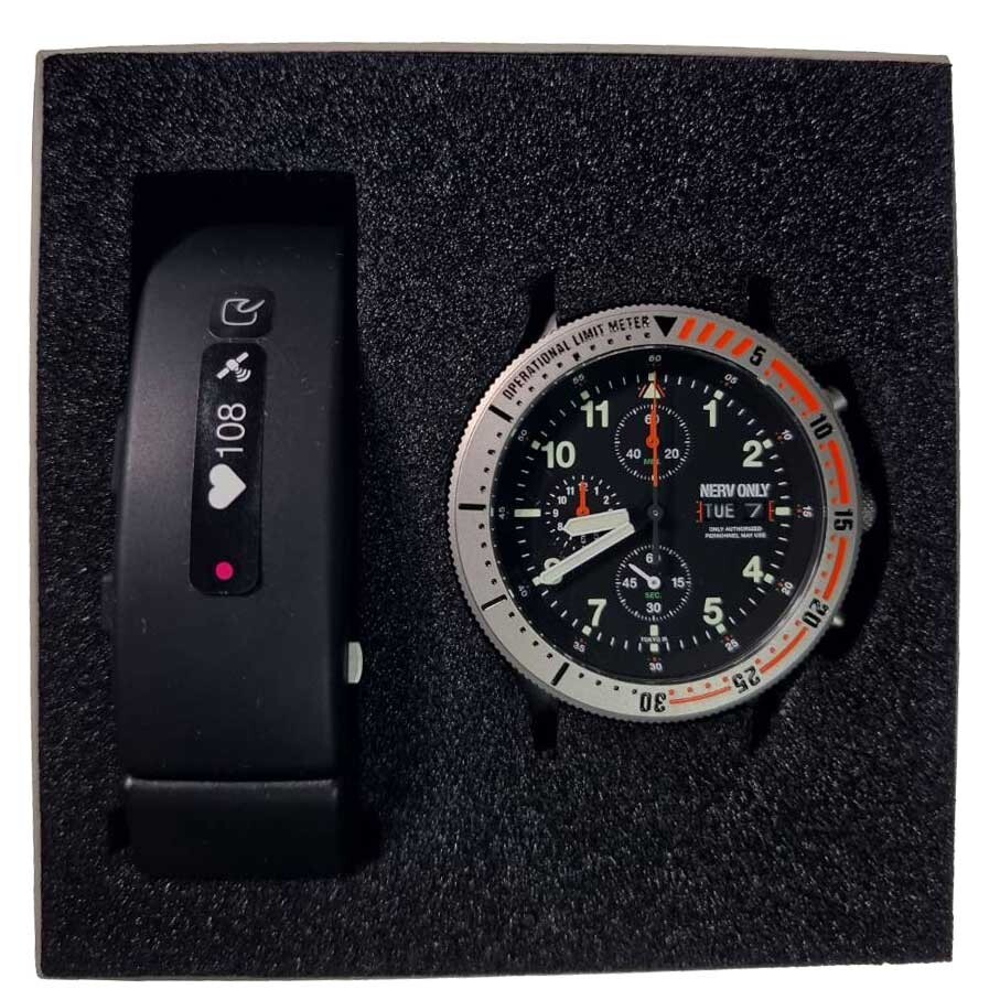 SONY wena Wrist Pro NERV Edition 500 Limited Evangelion Silver