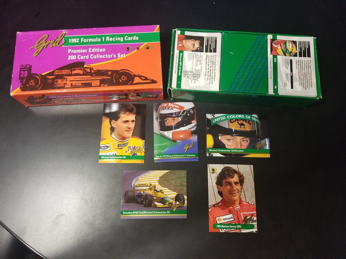 Grid 1992 Formula 1 Racing Cards - Premier Edition 200 Card
