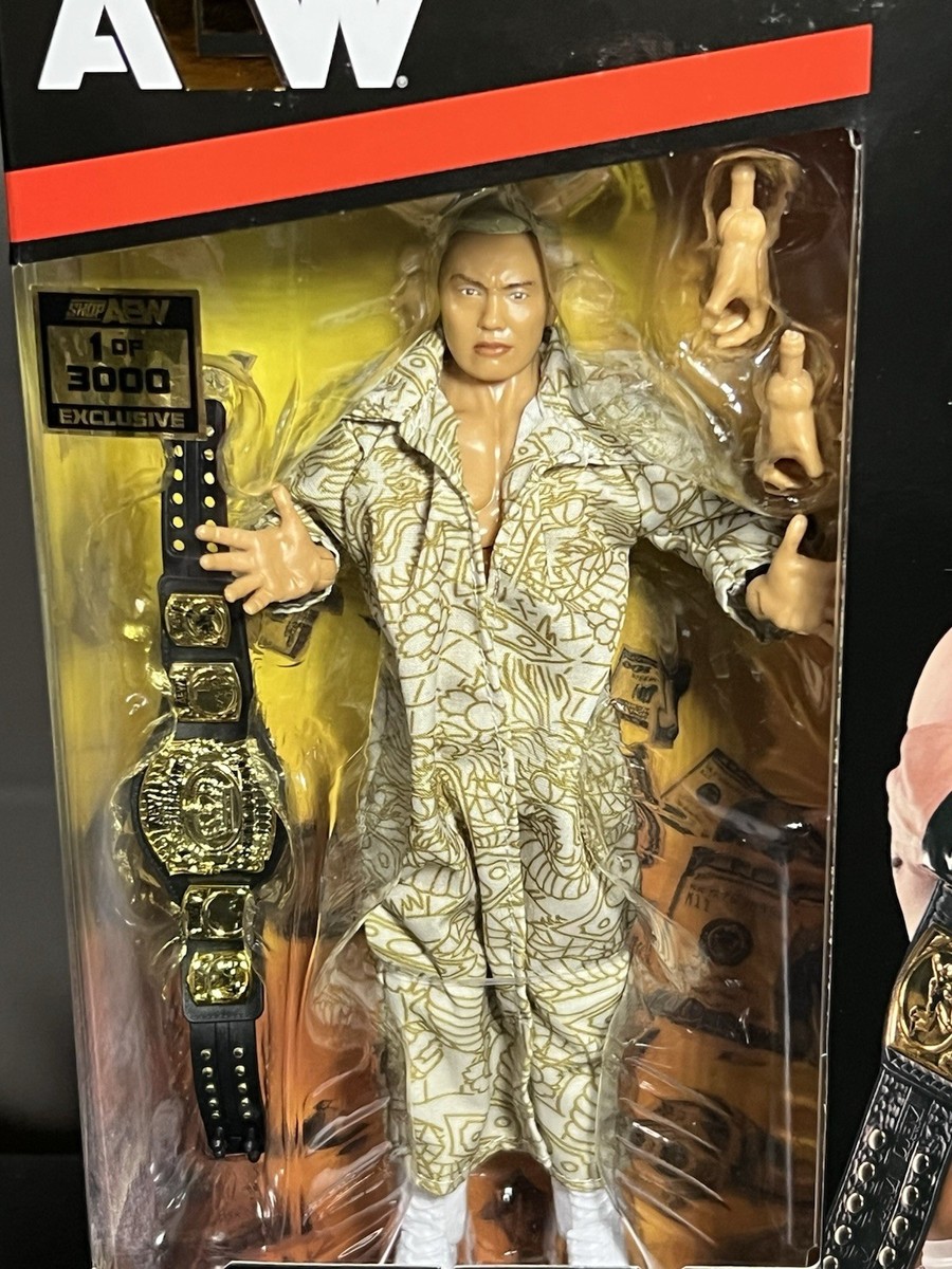 AEW Kazuchika Okada フィギュア 3000の1の限定版 1 of 3,000