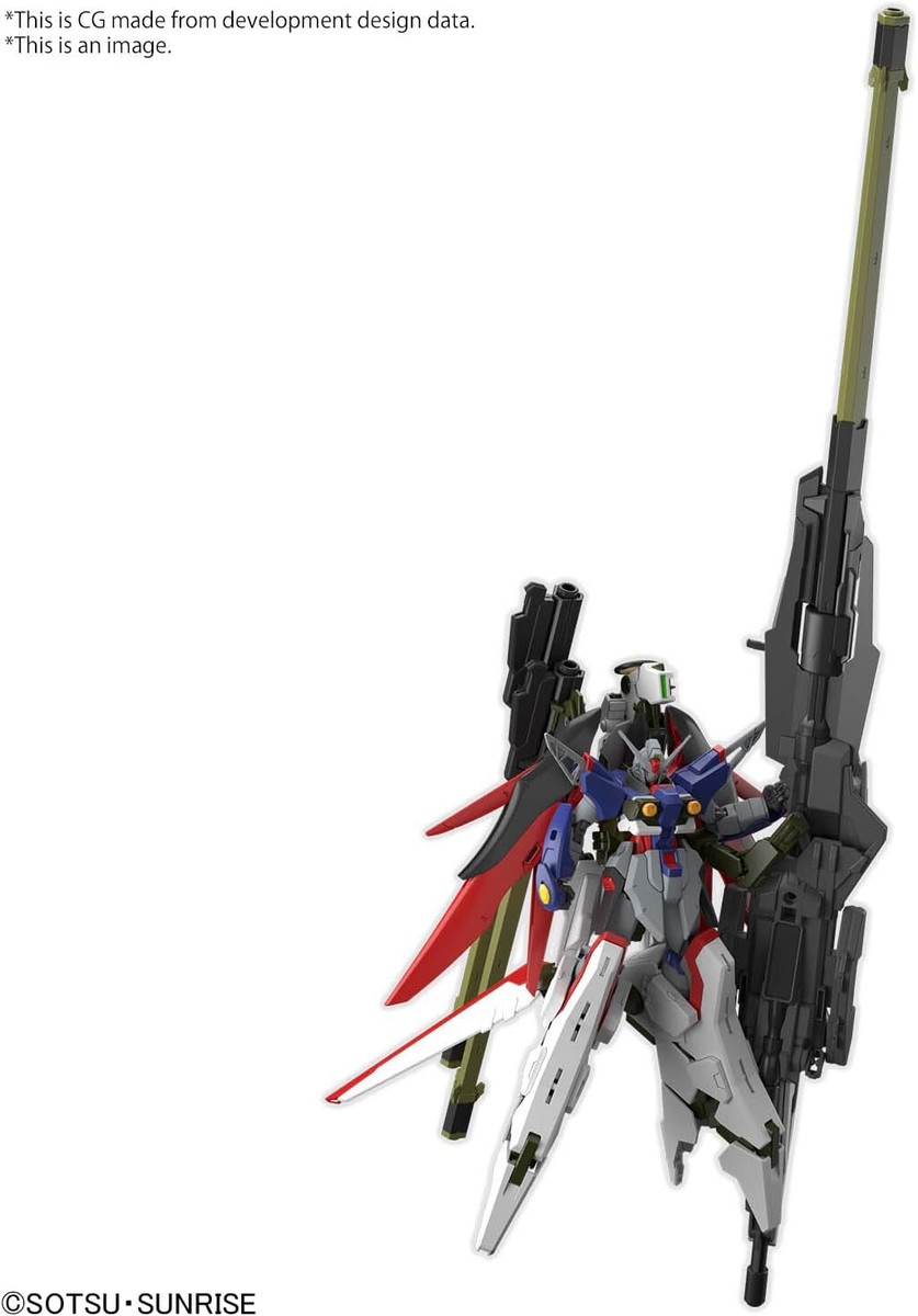 BANDAI HG 1/144 DESTINY GUNDAM Spec II & ZEUS SILHOUETTE Model Kit