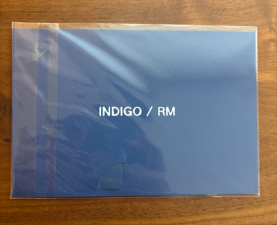 RM INDIGO Book Edition POB Hologram Photo Card Japan Fan Club