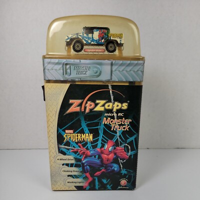 NEW! Radio Shack Zip Zaps Micro RC 1/64 4WD Hummer Monster Truck