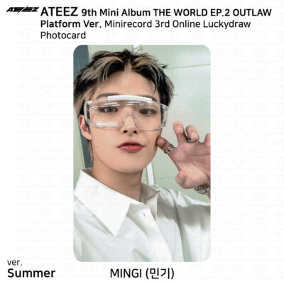 ATEEZ THE WORLD EP.2 OUTLAW Minirecord 3rd Online Lucky Draw