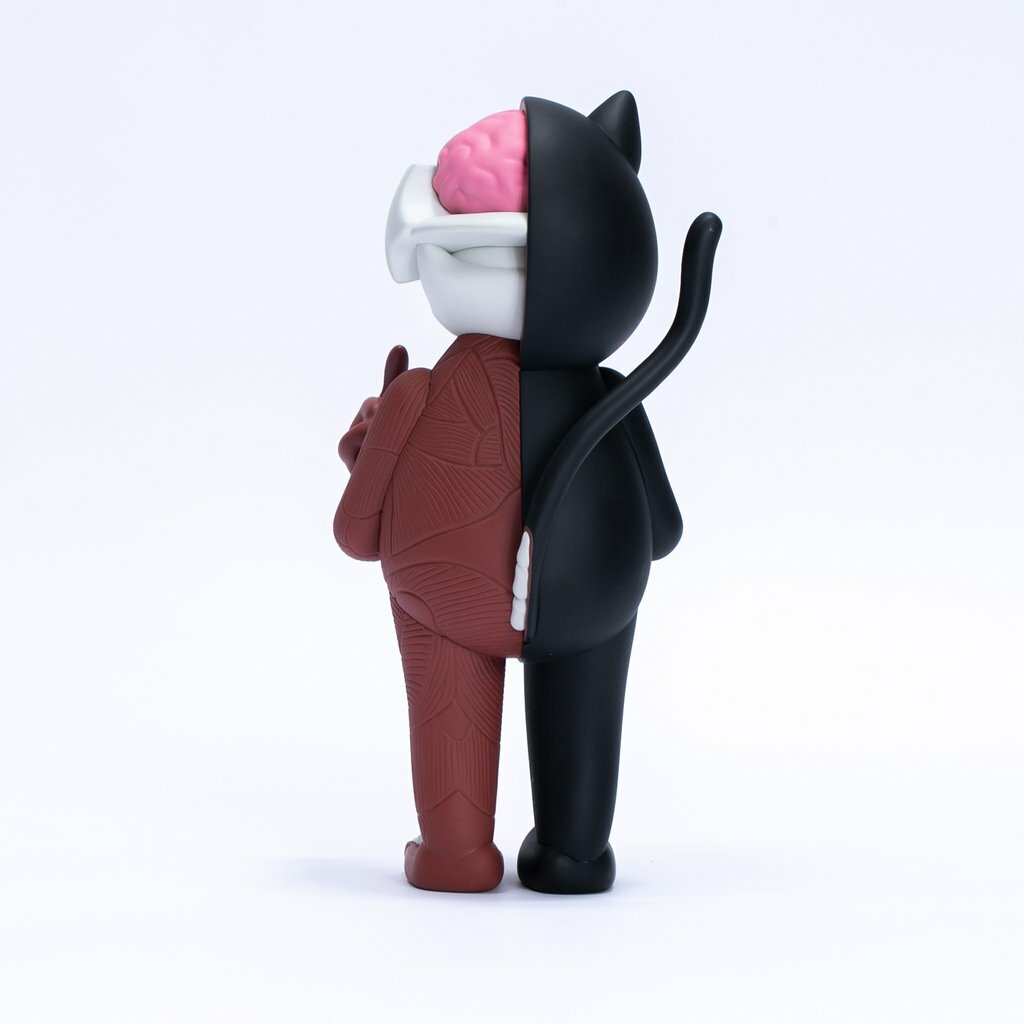RipNDip Lord Nermal Cat 14” Vinyl Figure Black Red 500 Limited