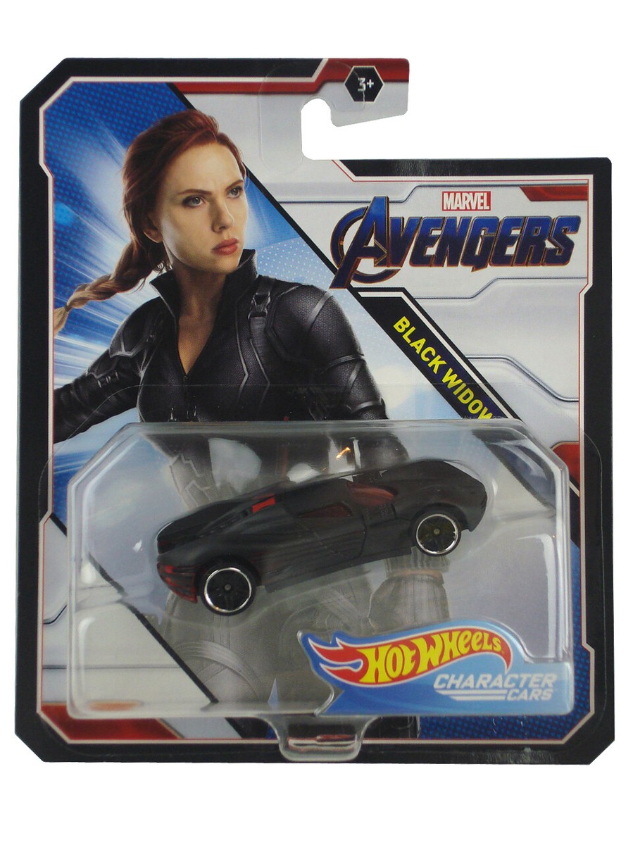 Hot Wheels Avengers Endgame Black Widow 1/64 Scale Character Car