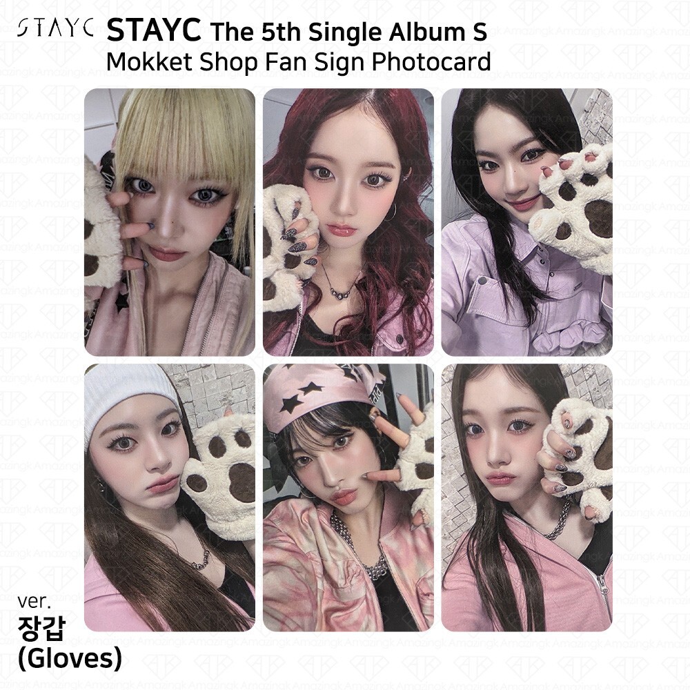 StayC The 5th single Album S Mokket Shop Fan Sign Event Photocard