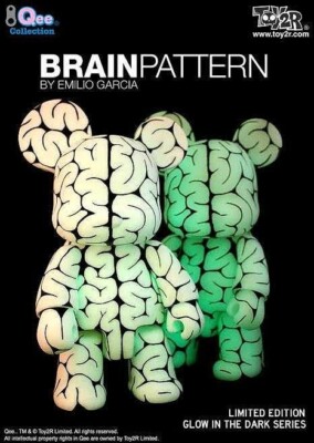 Emilio Garcia Brain Pattern Bear Qee Figure x Toy2R Designer