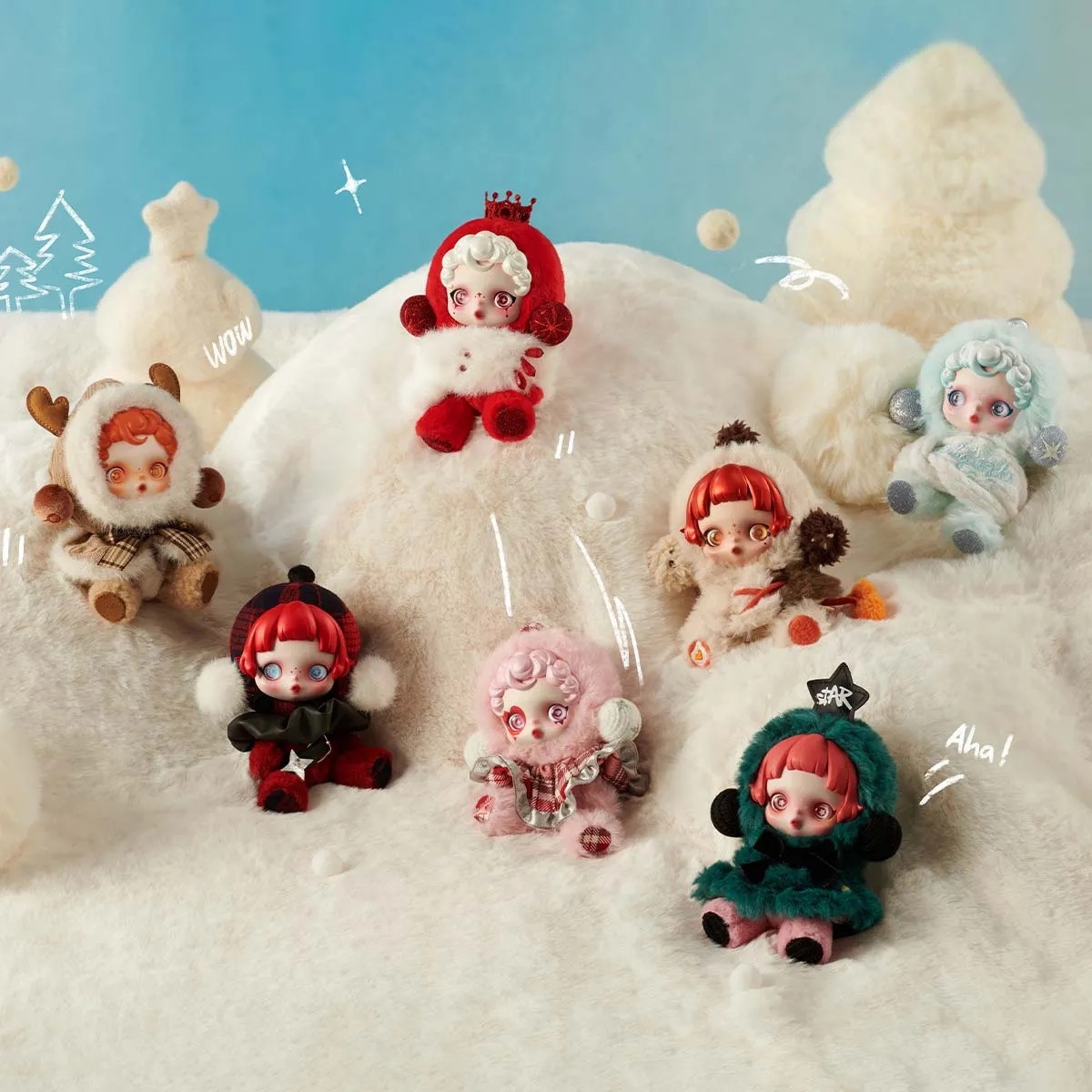SKULLPANDA Winter Symphony Plush Whole Set Sealed (US Seller) | eBay