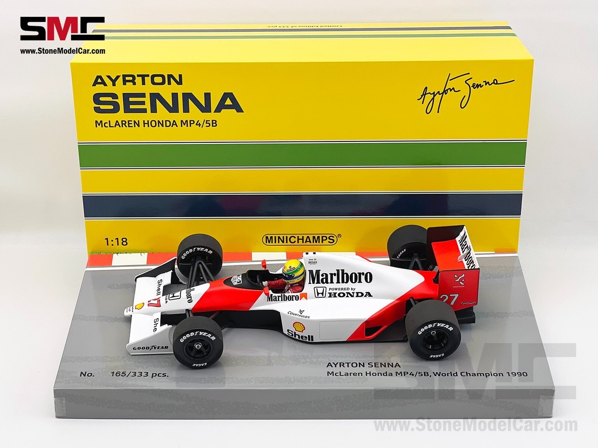 Mclaren MP4/5B 27 Ayrton Senna 1990 F1 World Champion 1:18