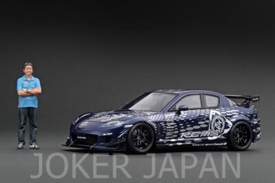 Ignition Model IG3243 1/18 Mazda RX-8 (SE3P) RE Amemiya Blue With