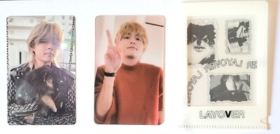 BTS V LAYOVER WEVERSE POB -EARLY BIRD -PHOTOCARD -STANDEE (SELECT