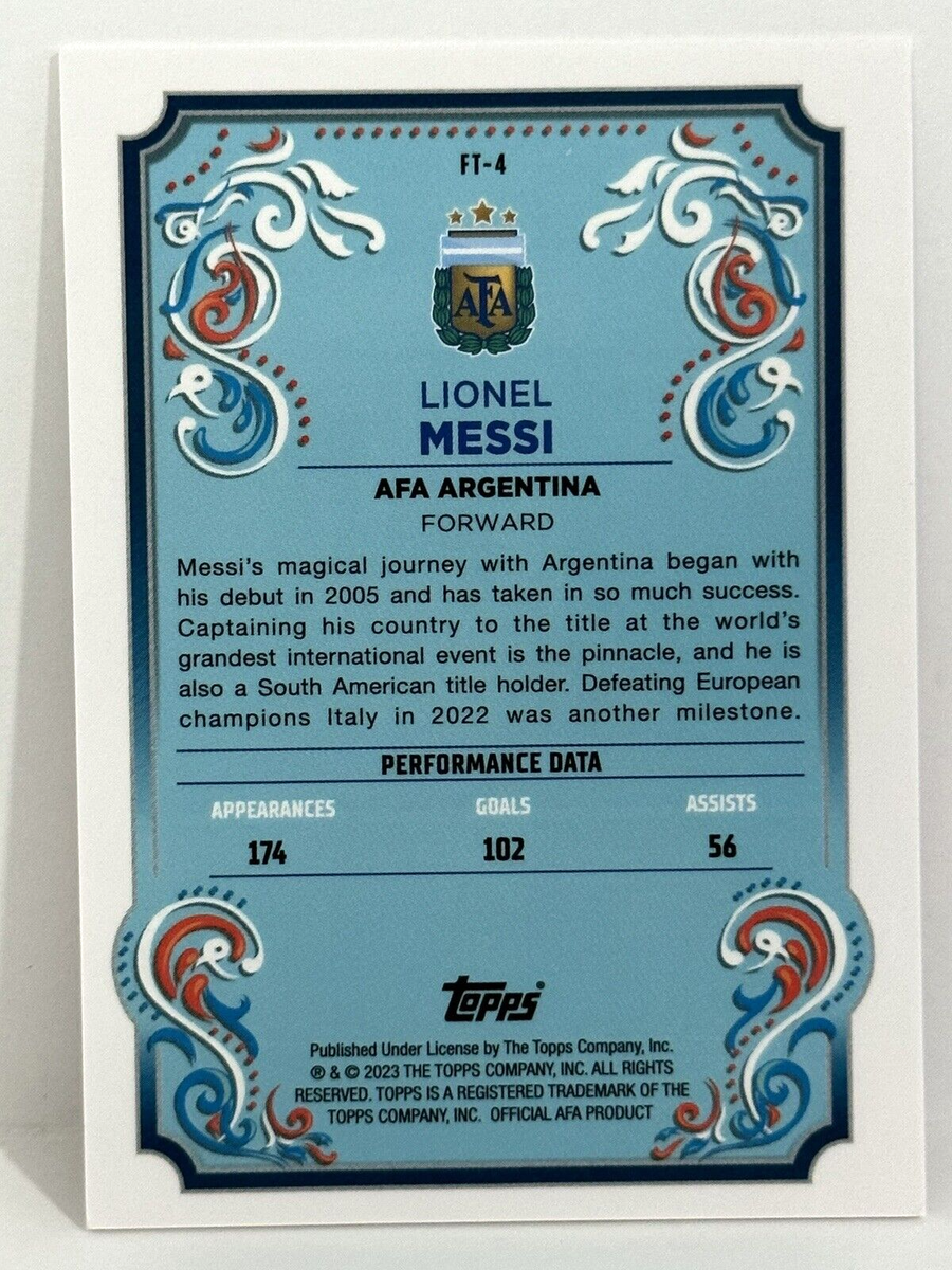 2023 Topps Argentina Fileteado National Team Fileteado Red Insert