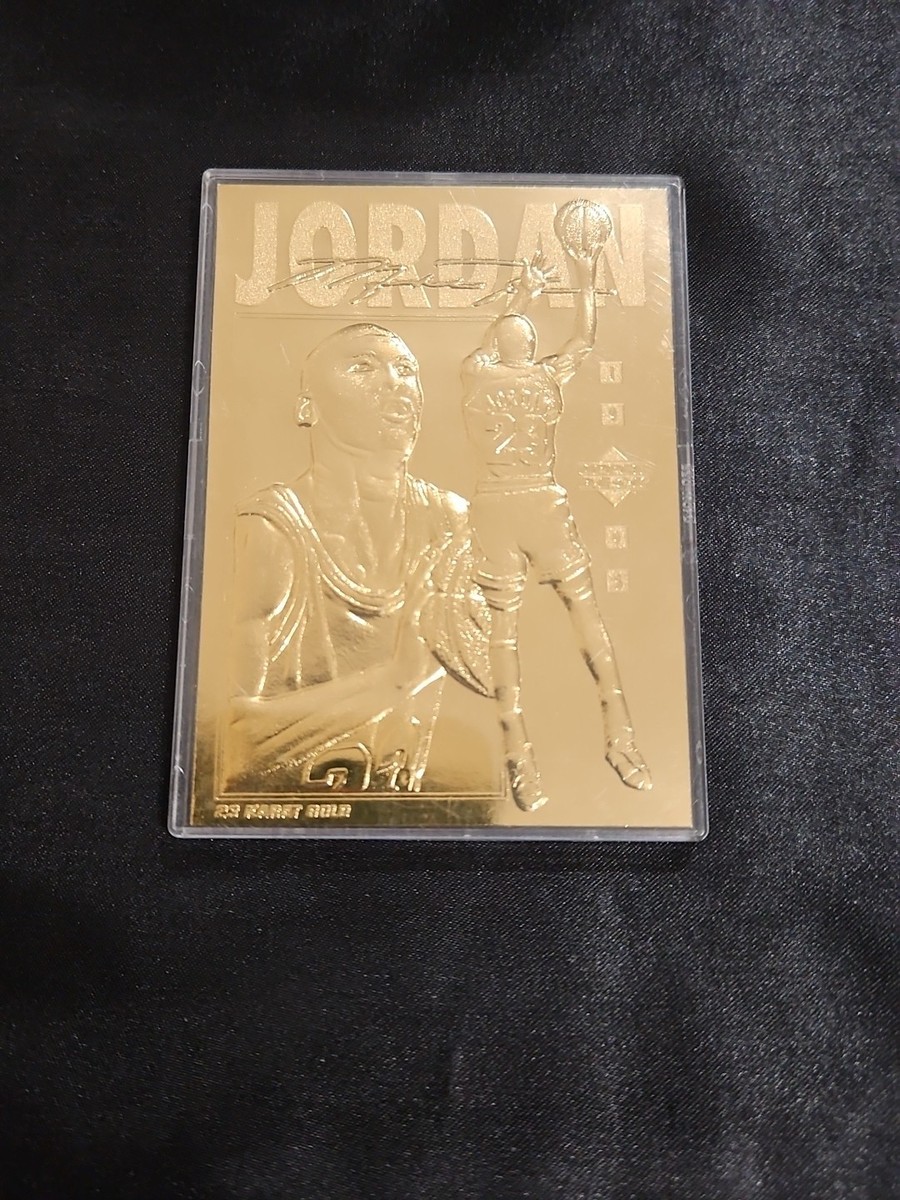 1995 Upper Deck 23 Karat Gold Michael Jordan #16170/25000 | eBay