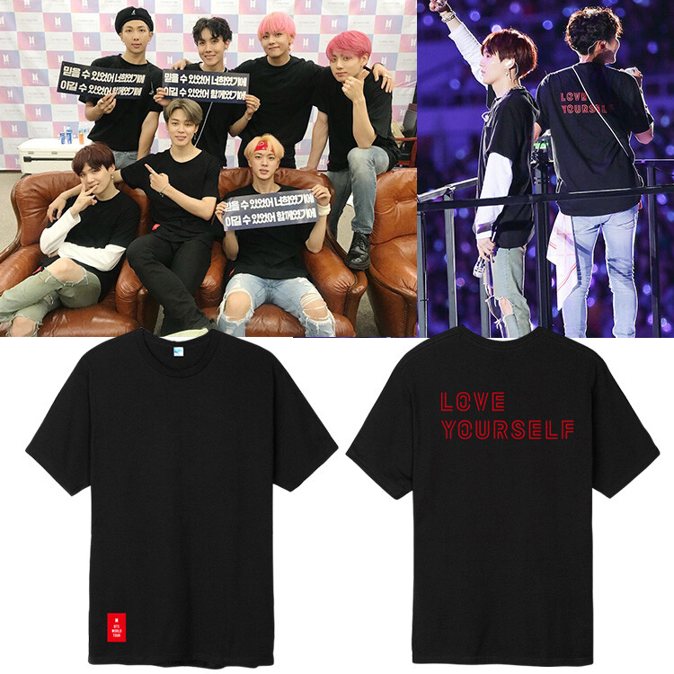 BTS WORLD TOUR LOVE YOURSELF Tシャツ Lサイズ新品タグ付き！未開封