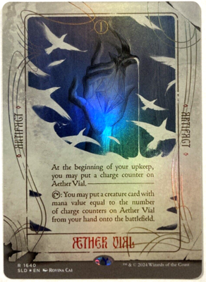 MTG Aether Vial RAINBOW FOIL Secret Lair Rovina Cai 1640 NM | eBay