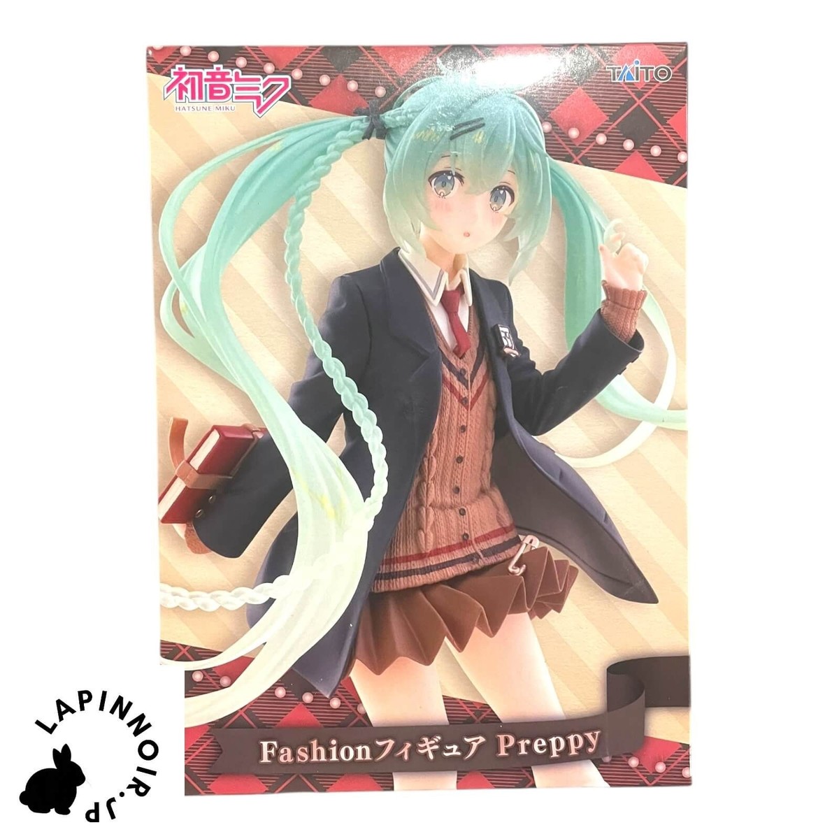 Piapro Characters Hatsune Miku Fashion Preppy Ver figure TAITO 5.1