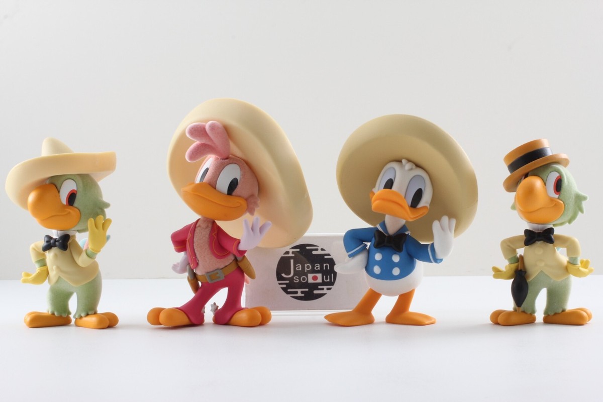 Disney Fluffy Puffy The Three Caballeros Donald Jose Panchito