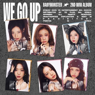 BABYMONSTER WE GO UP 2nd Mini Album PATTERN Ver./CD+Photo Book+3