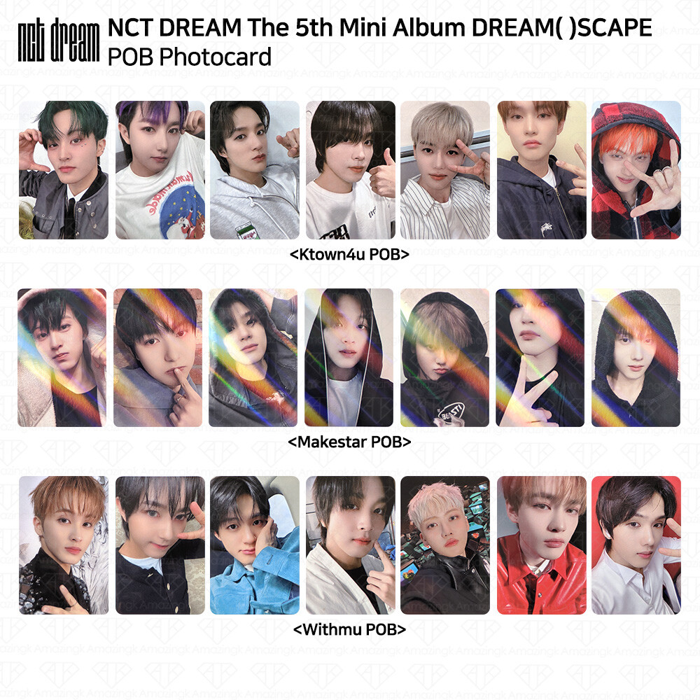 NCT DREAM The 5th Mini Album DREAM ( ) SCAPE Ktown4u Withmuu POB