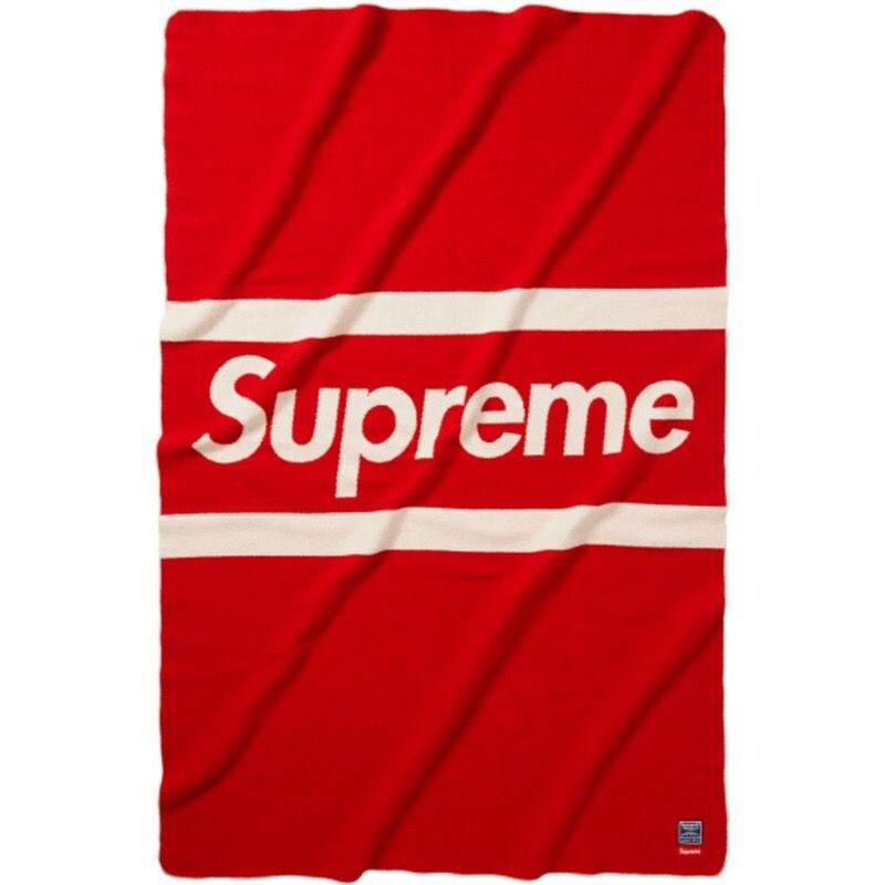 Supreme x Faribault Woolen Mill Co. • Box Logo Wool Blanket • FW14