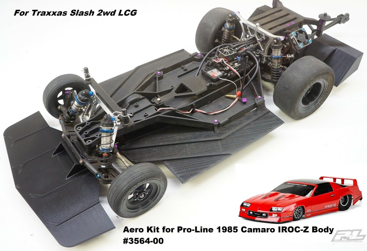 Downforce Aero Kit Ground Effects Undertray Diffuser Traxxas Slash