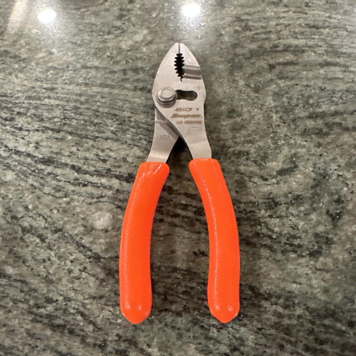 Snap on 46acf talon grip combination slip joint pliers orange | eBay
