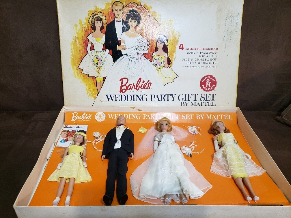 Vintage Barbie 1017 Wedding Party Gift Set - 1964 - HTF in Box | eBay