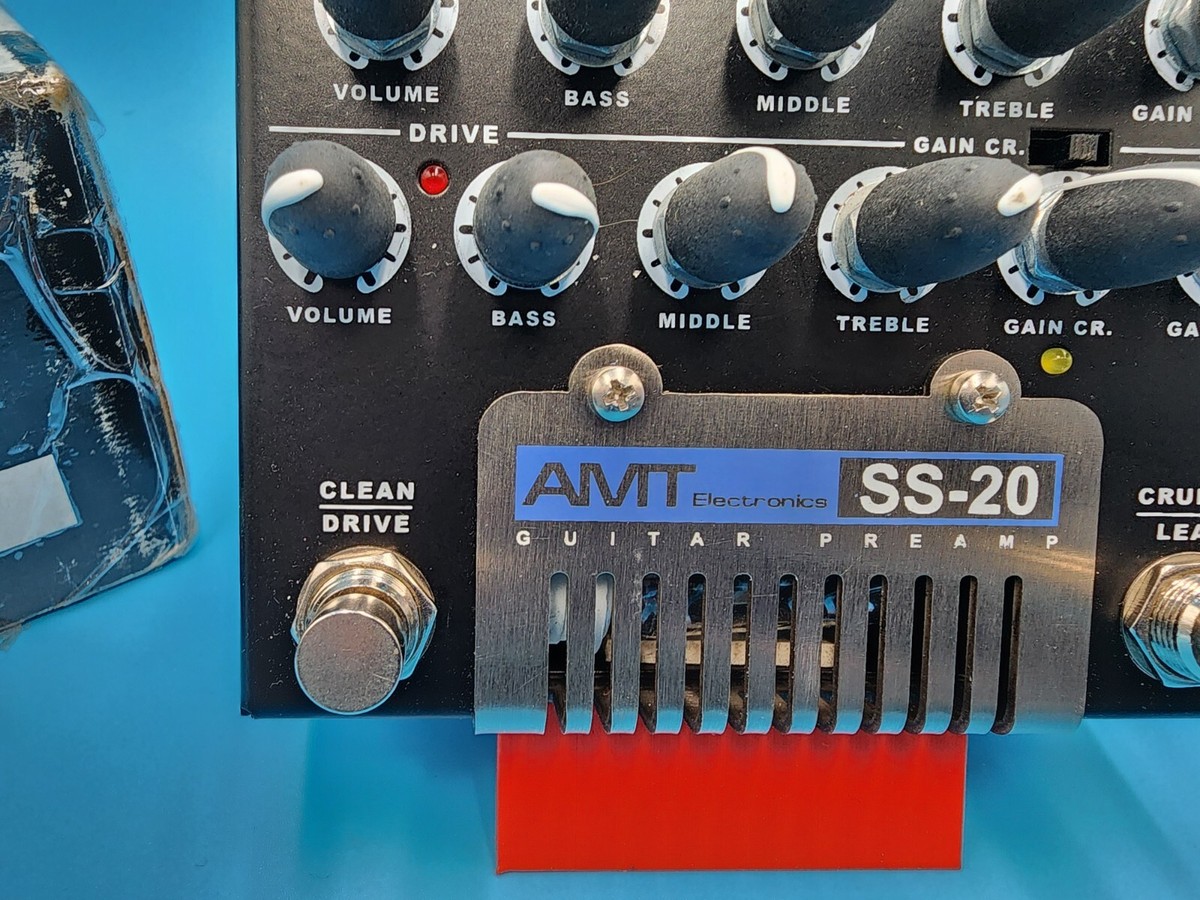 AMT SS-20 Tube Preamp Guitar Effect Pedal 3 Channel Overdrive