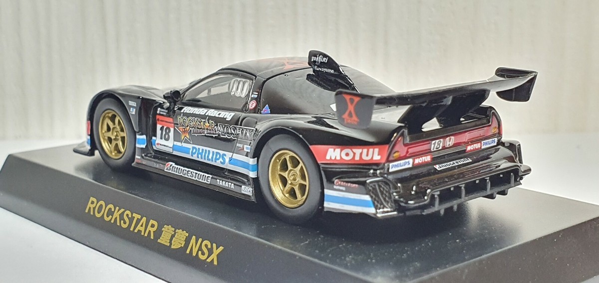 Kyosho 1/64 2009 SUPER GT GT500 HONDA ROCKSTAR DOME NSX #18