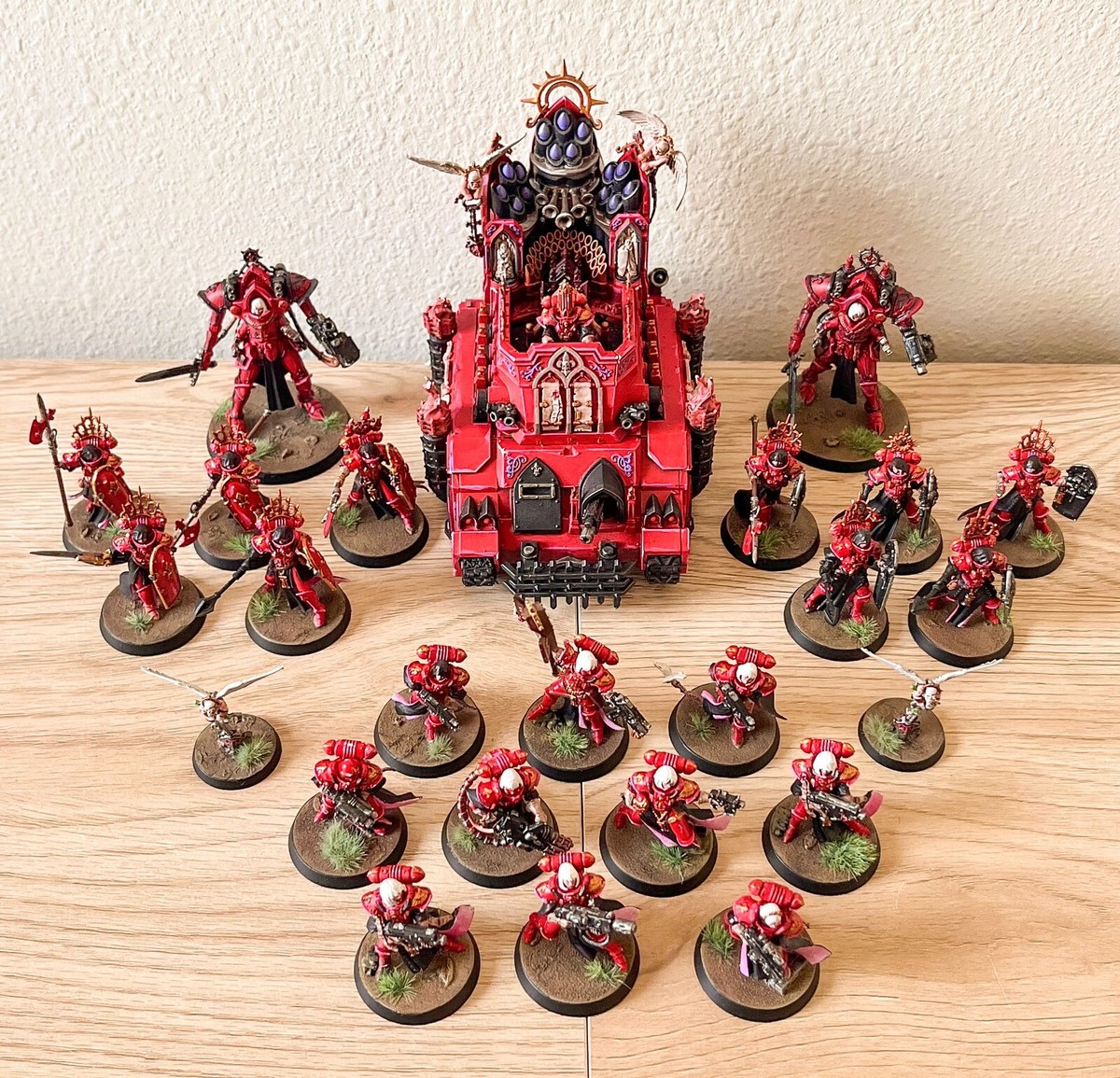 Warhammer 40k Adepta Sororitas - Painted Sisters Of Battle Army