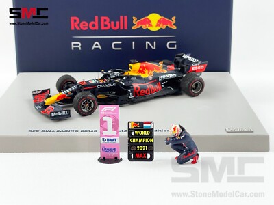 1:43 Spark Red Bull F1 RB16B Max Verstappen Abu Dhabi 2021 World
