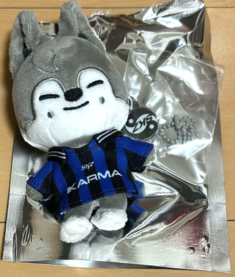 Stray Kids SKZOO KARMA Wolf Chan Bang Chan Plush Doll Keychain
