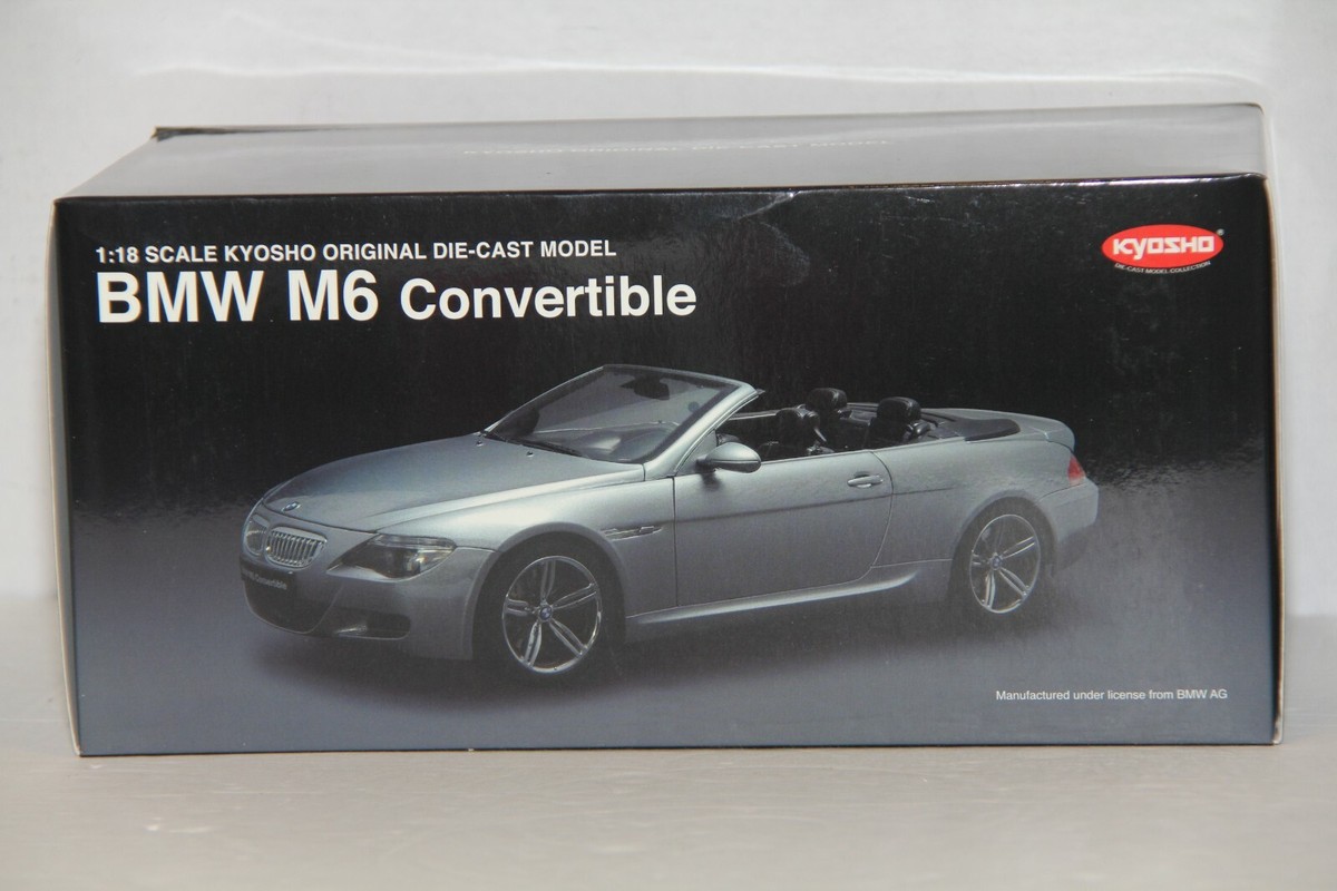1/18 KYOSHO BMW M6 CONVERTIBLE SILVER , 08704S , NEW | eBay