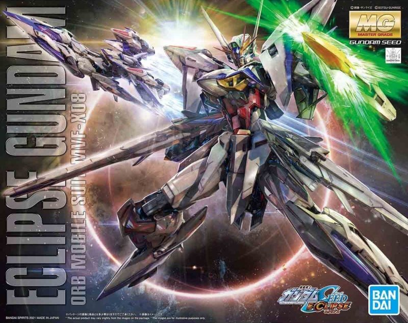 Bandai MG 1/100 Eclipse Gundam MVF-X08 Mobile Suit Seed Eclipse