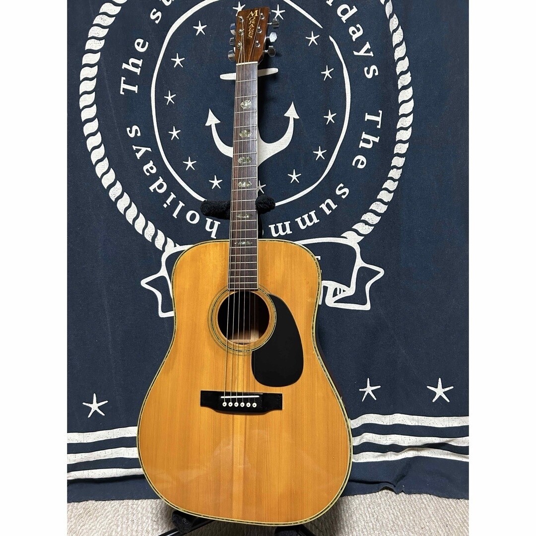 Acoustic Guitar Morales M250 Natural Made in Japan with Soft Case