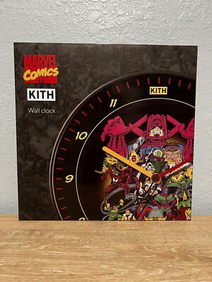 Kith x Marvel Super Villains Team Up Wall Clock | eBay