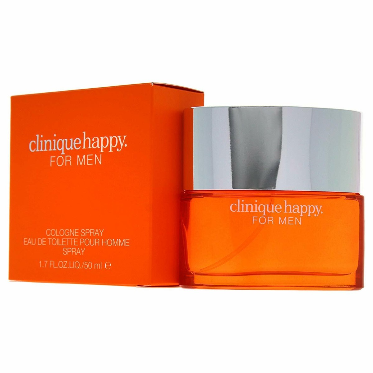 CLINIQUE HAPPY COLOGNE SPRAY FOR MEN 1.7 Oz / 50 ml BRAND NEW ITEM