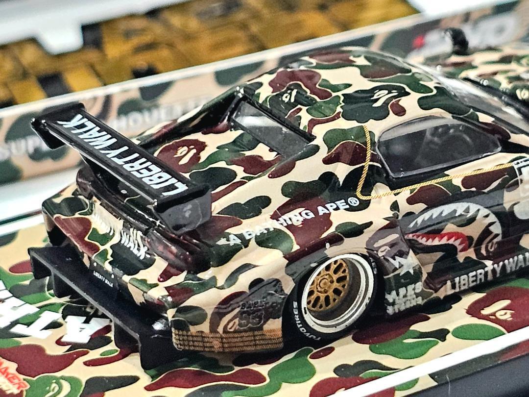 Innomodel INNO64 1/64 Scale LBWK Mazda RX7 fd3s BAPE Mini car