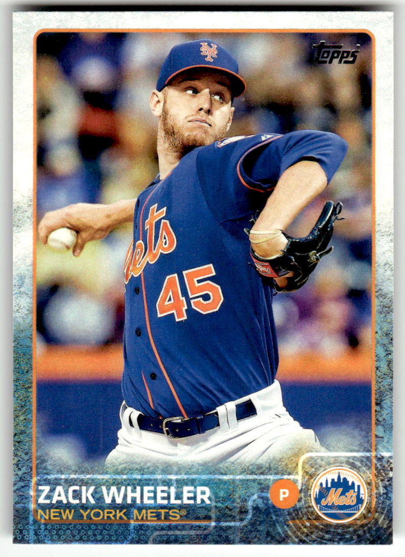 2015 Topps #236 Zack Wheeler New York Mets Baseball | eBay