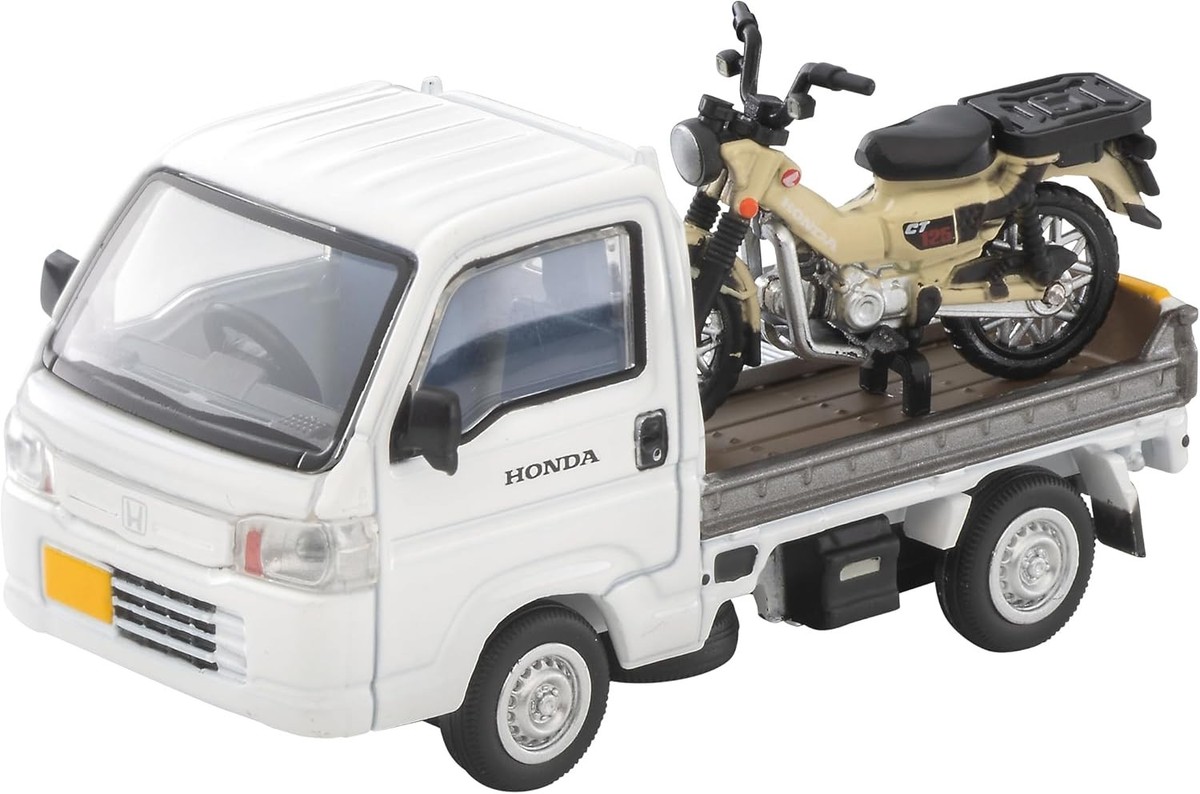 Tomica Limited Vintage Honda Acty Truck Bike Shop White Honda