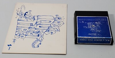 BC's Quest For Tires (Colecovision, 1983) Cart + Manual Cleaned