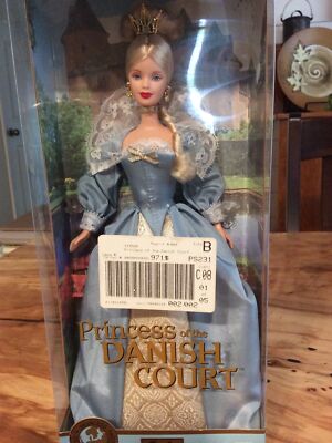 2002 BARBIE PRINCESS OF THE DANISH COURT - 56216 - ORIGINAL BOX