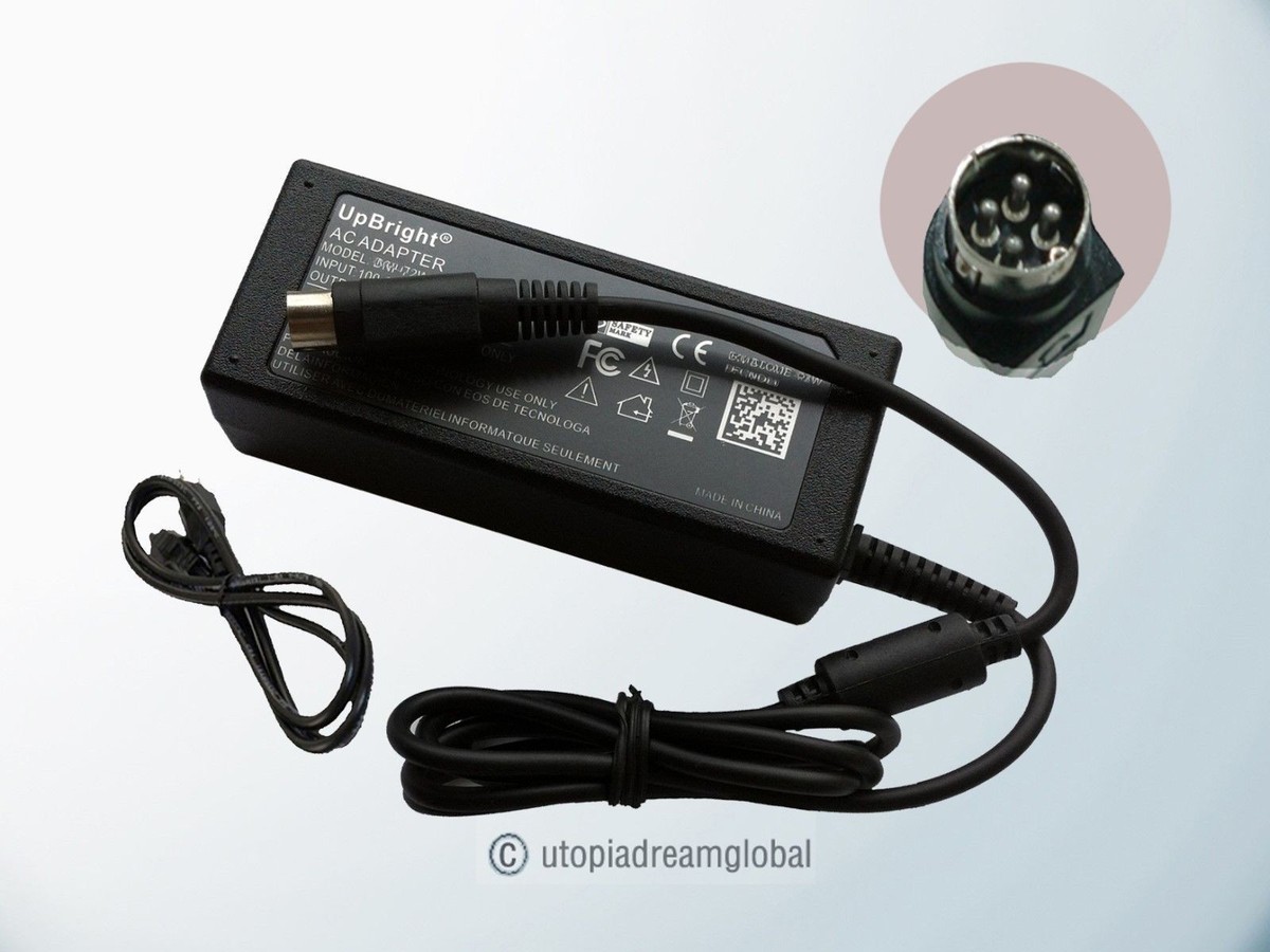 4-Pin 12V AC Adapter For Numark HDMIX SPSAPW080A2 HD MIX Switching