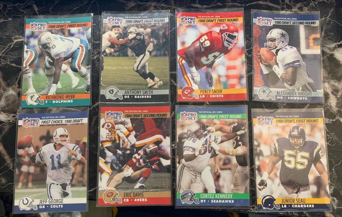 1990 PRO SET NFL DRAFT ROOKIE CARDS *PICK YOUR CARD COMPLETE YOUR