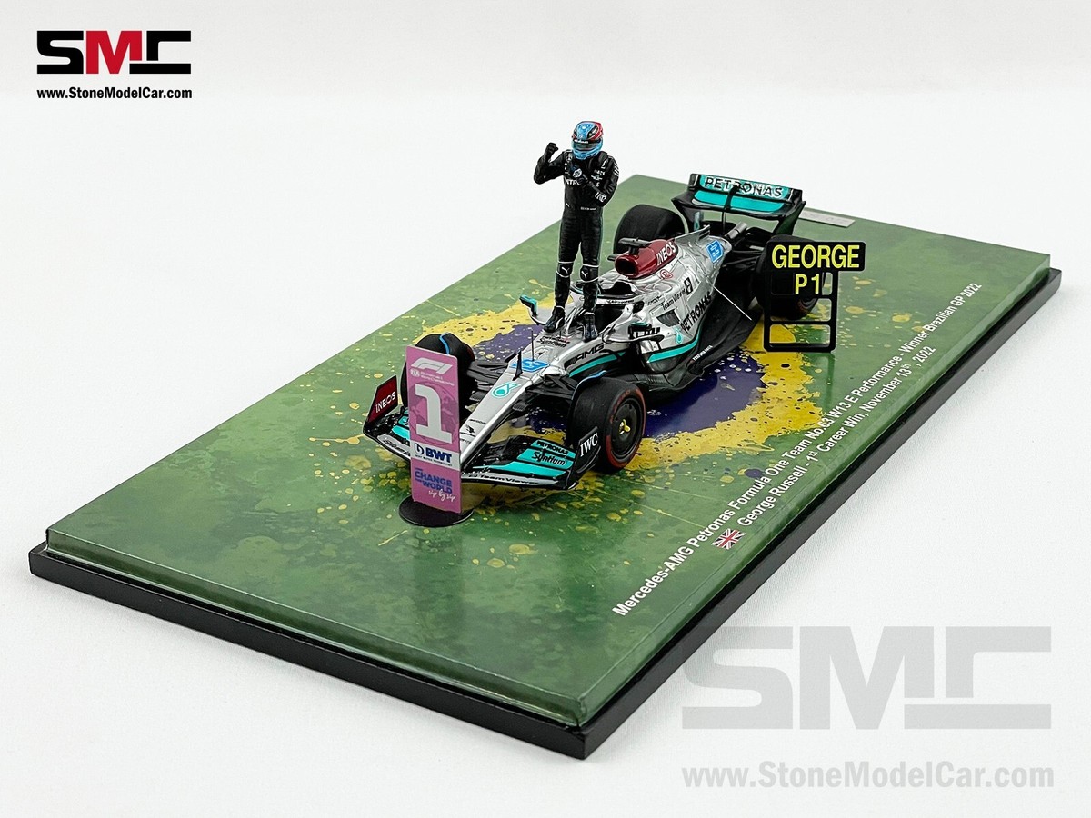 1/43 Spark メルセデスAMG W13 J.ラッセル バーレーンGP Mercedes F1