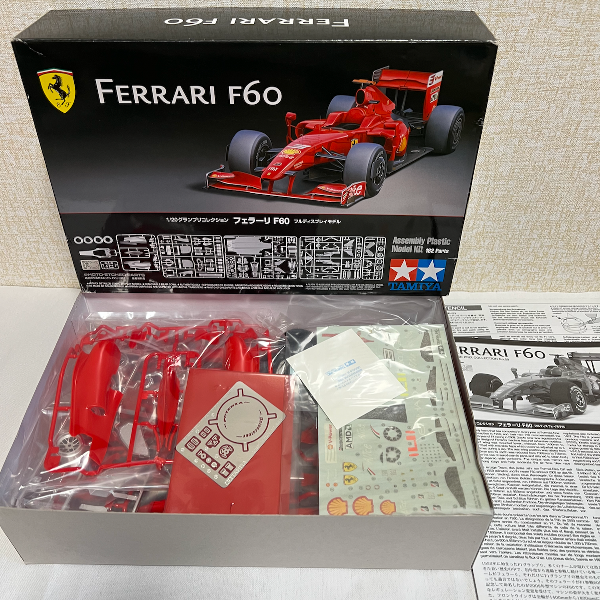 Tamiya 1/20 Ferrari F60 2009 Plastic Model Kit | eBay