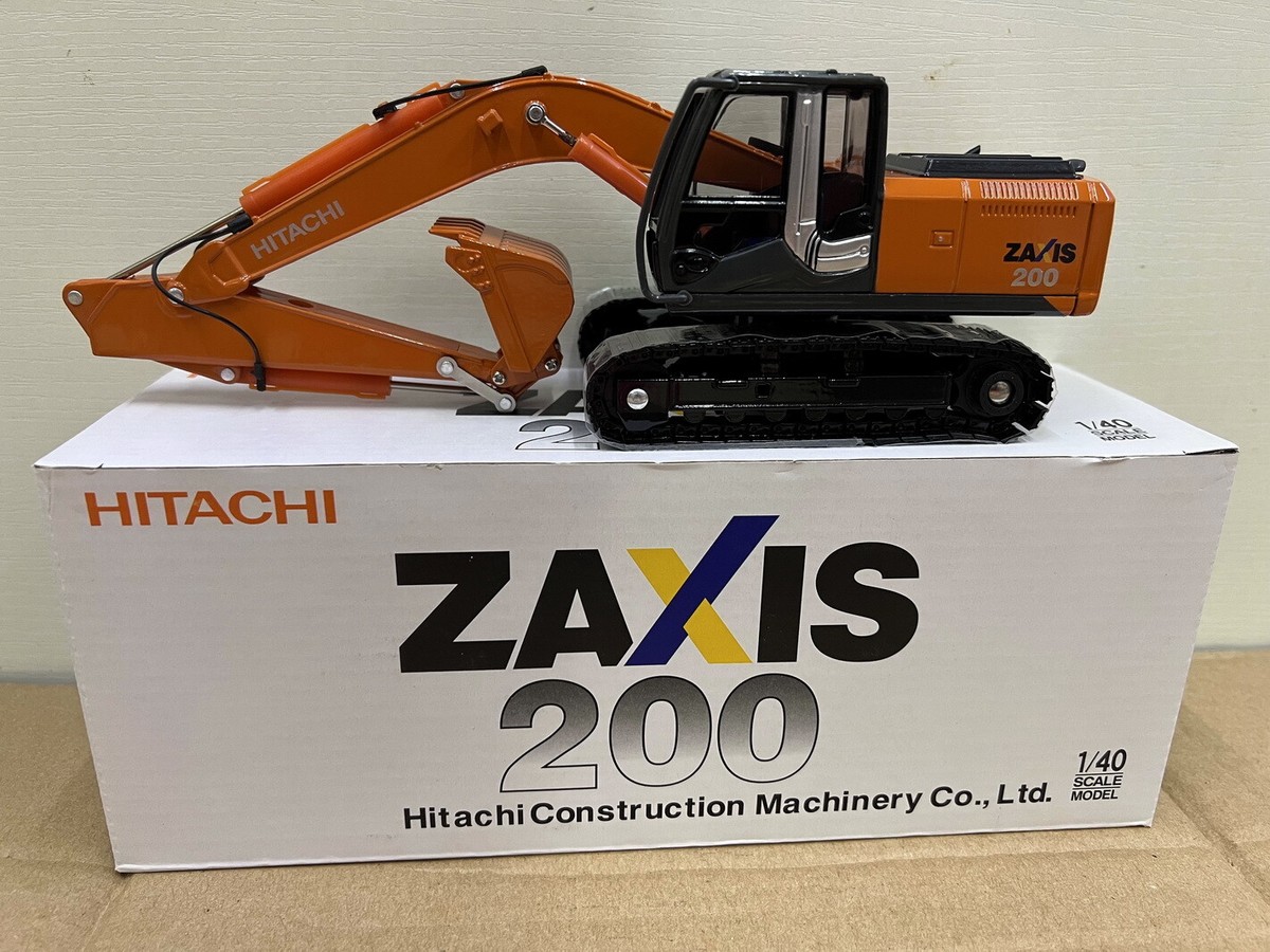 1/40 Scale HITACHI ZAXIS 200 Hydraulic Excavator Diecast Model Toy